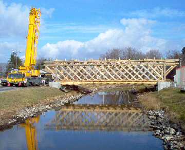 Boonville NY's New Bridge. Photo by Dick Wilson, November 19, 2004